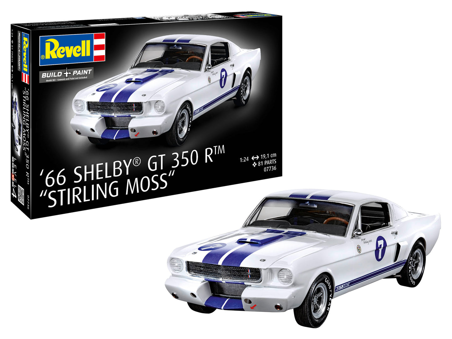 Revell 07736 1:24 1966 Shelby GT 350 R 'Stirling Moss'