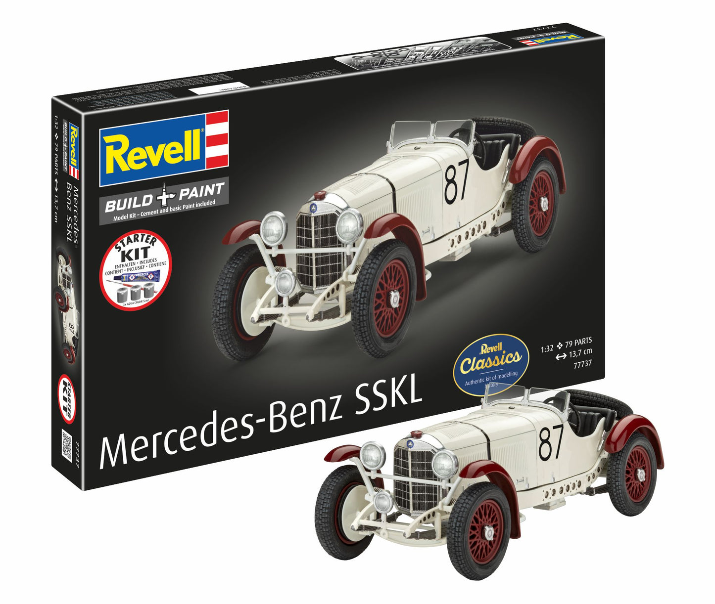 Revell 77737 1:32 Mercedes-Benz SSKL (Revell Classics)