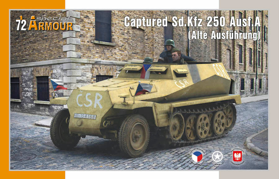 Special Armour SA72027 1:72 Captured Sd.Kfz.250/1 Ausf.A Alte Ausführung)