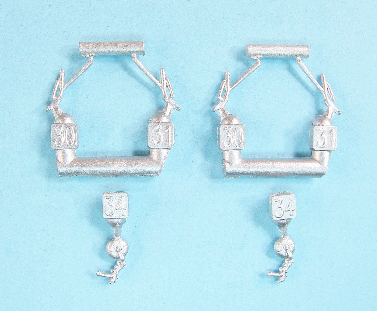 Scale Aircraft Conversions SAC14431 1:144 Mikoyan MiG-15BIS/MiG-15UTI Landing Gear (2 sets)