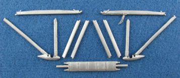 Scale Aircraft Conversions SAC32034 1:32 Royal Aircraft Factory S.E.5a (early) Landing Gear
