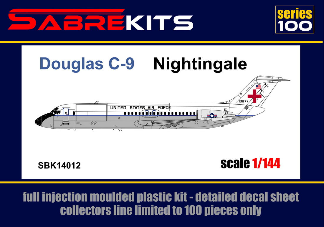 Sabre Kits SBK14012 1:144 Douglas C-9 Nightingale