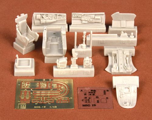 SBS Model SBS48025 1:48 Mikoyan MiG-19PM cockpit set