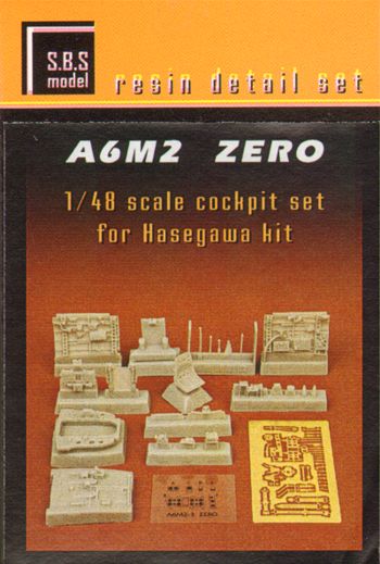 SBS Model SBS48028 1:48 Mitsubishi A6M2 Zero (Zeke) cockpit set