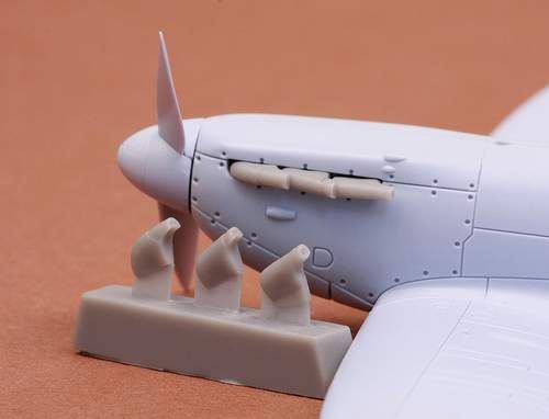 SBS Model SBS72009 1:72 Supermarine Spitfire Mk.I/Mk.II exhaust (round)