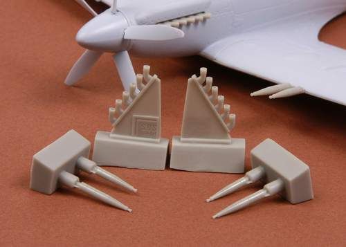 SBS Model SBS72010 1:72 Supermarine Spitfire F Mk.22 exhaust + gun barrels