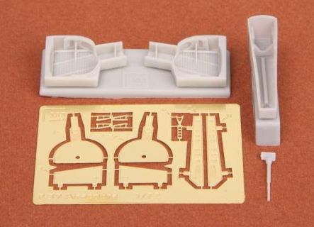 SBS Model SBS72012 1:72 Bell P-39Q/N Airacobra wheel bays with etched parts