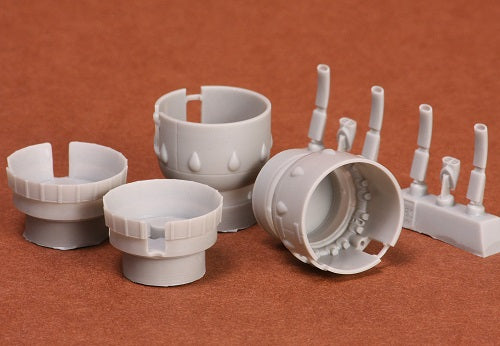 SBS Model SBS72033 1:72 Bristol Blenheim Mk.I/Mk.IV engine cowling + exhaust set