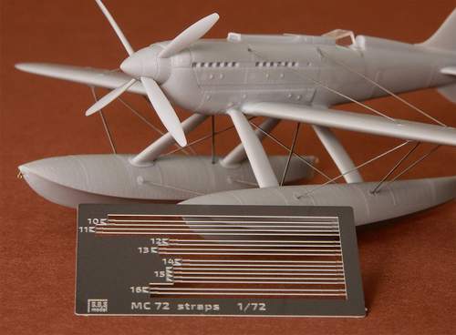 SBS Model SBS72042 1:72 Macchi MC.72 bracing wire set (stainless steel PE)