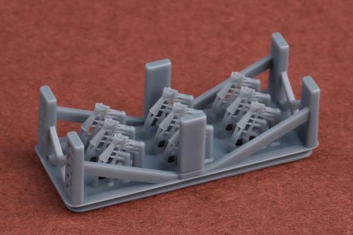 SBS Model SBS72077 1:72 Venturi tubes (x9) 3D-Printed resin
