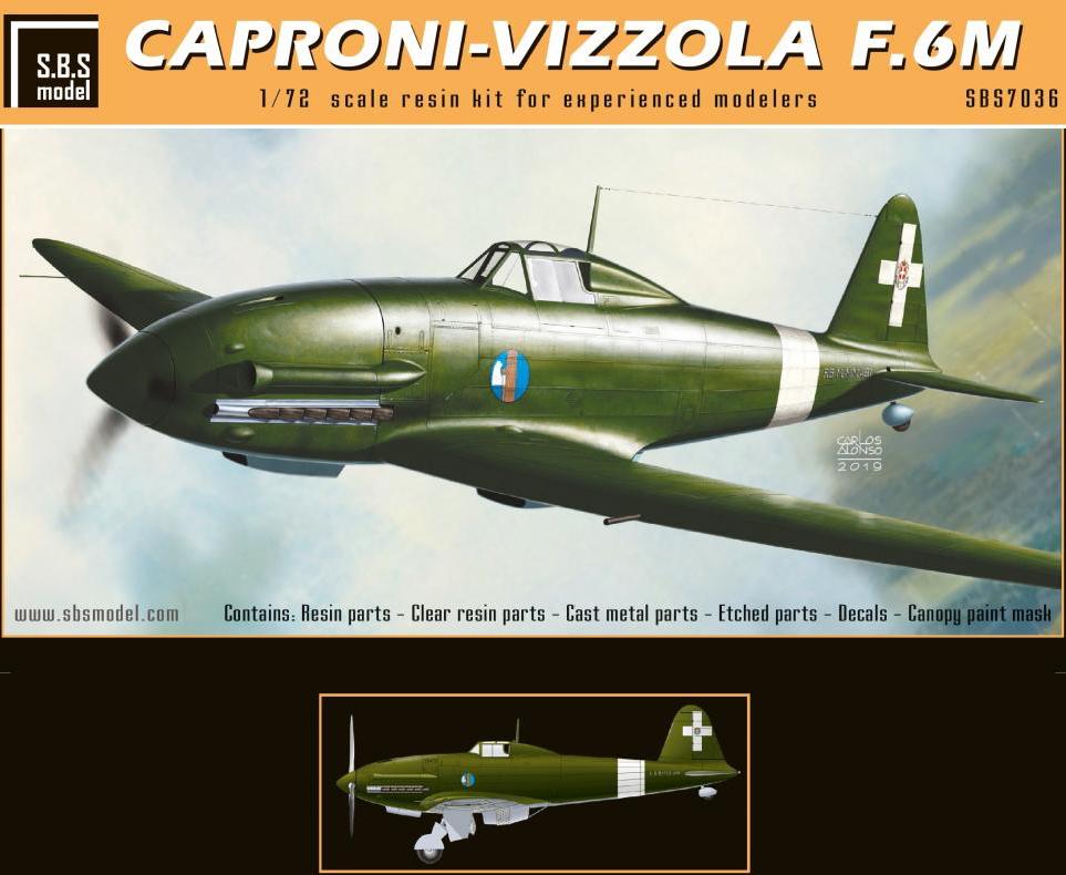 SBS Model SBS7036 1:72 Caproni-Vizzola F.6M