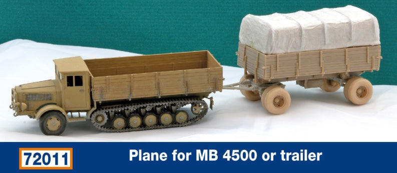 Schatton Modellbau 72011 1:72 Cover for Mercedes MB L-4500 or Trailer