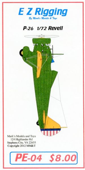 Starfighter Decals PE04 1:72 Flying Wires and Bomb Rack for Boeing P-26