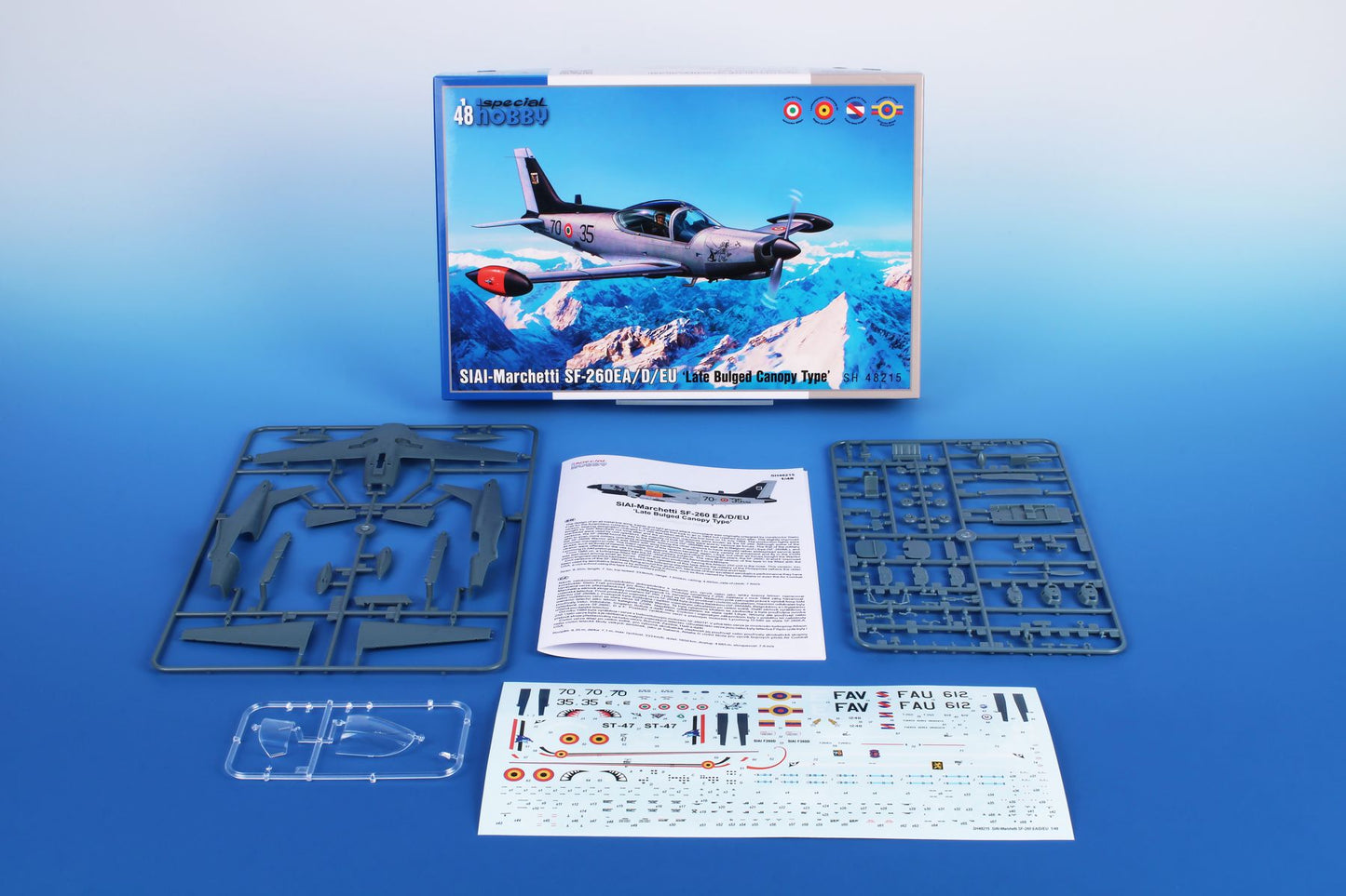 Special Hobby SH48215 1:48 SIAI-Marchetti SF-260EA/D/EU ‘Late Bulged Canopy Type’
