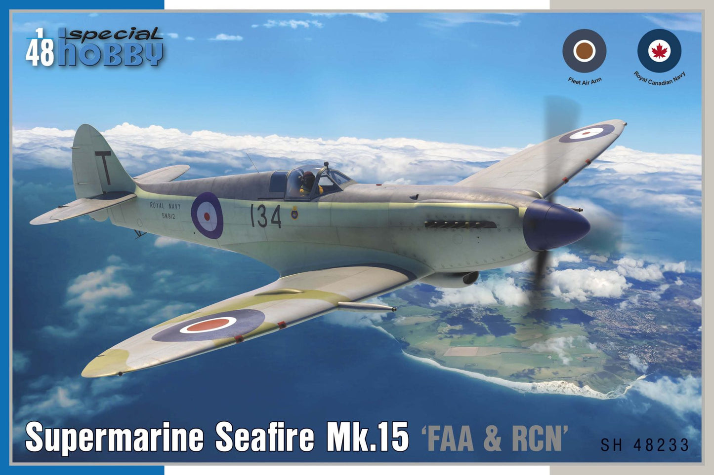 Special Hobby SH48233 1:48 Supermarine Seafire Mk.XV ‘FAA & RCN Service’