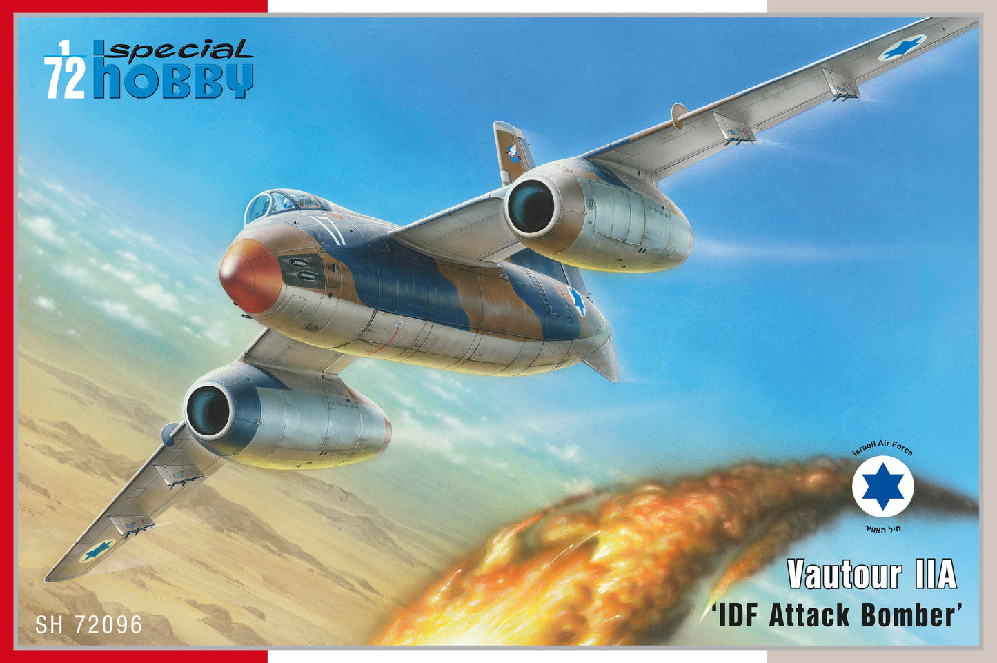 Special Hobby SH 72096 1:72 SNCASO SO.4050 Vautour IIA IDF/Israeli Attack Bomber