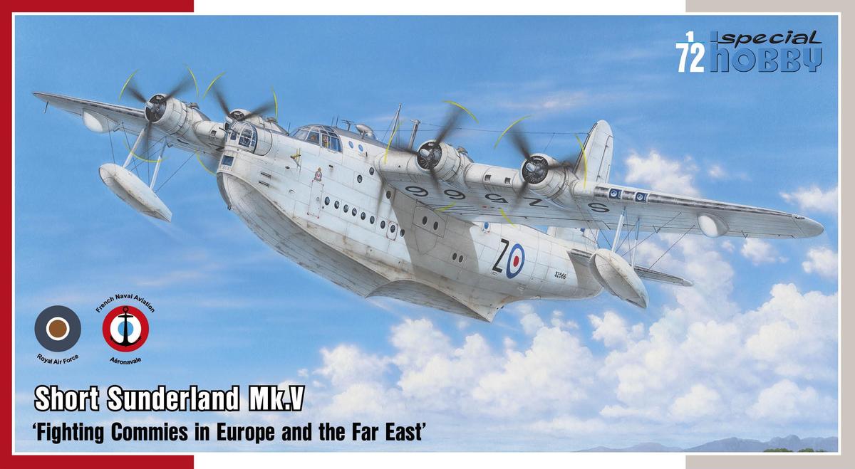 Special Hobby SH 72162 1:72 Short Sunderland Mk.V flying boat.