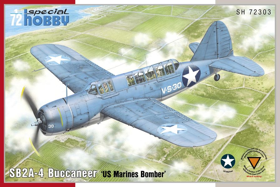 Special Hobby SH72303 1:72 Brewster SB2A-4 Buccaneer ‘US Marines Bomber'
