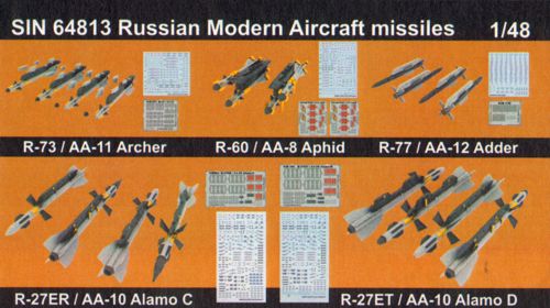 Eduard Brassin SIN64813 1:48 Russian Modern Aircraft Missiles