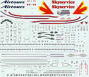 Skyline 14062 1:144 Airbus A320/Airbus A321 SKYSERVICE CANADA Any Registration