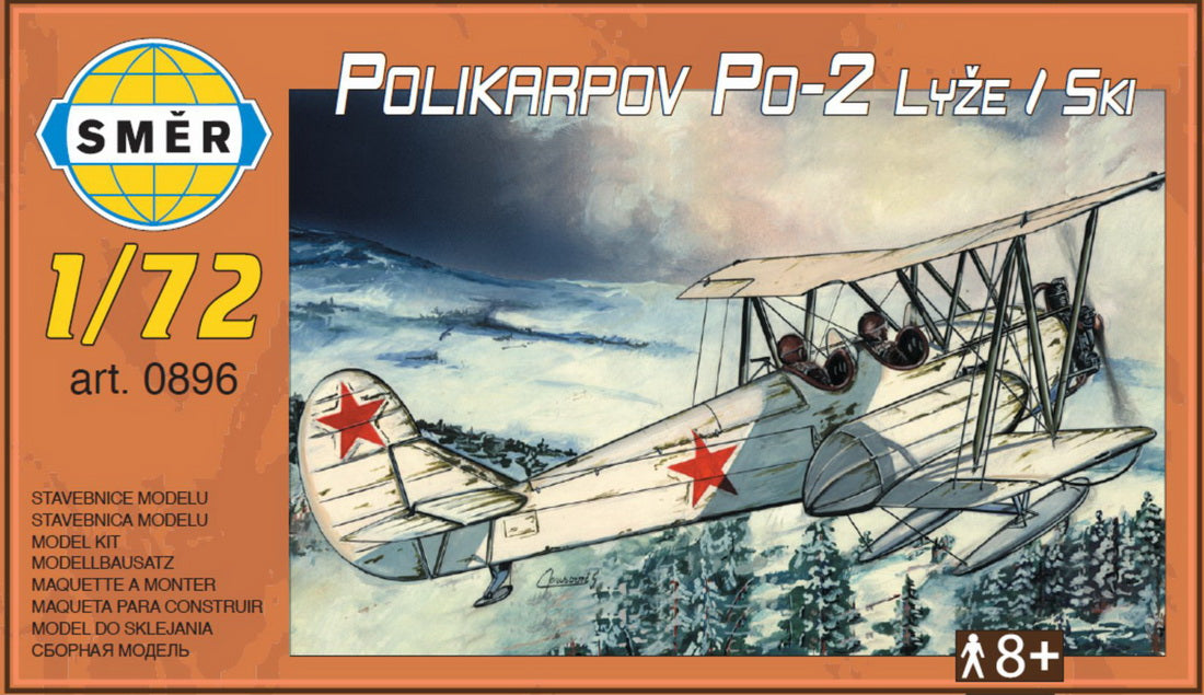 Smer 896 1:72 Polikarpov Po-2 'Skis' (USSR, Yugoslavia) ex-KP/KOPRO