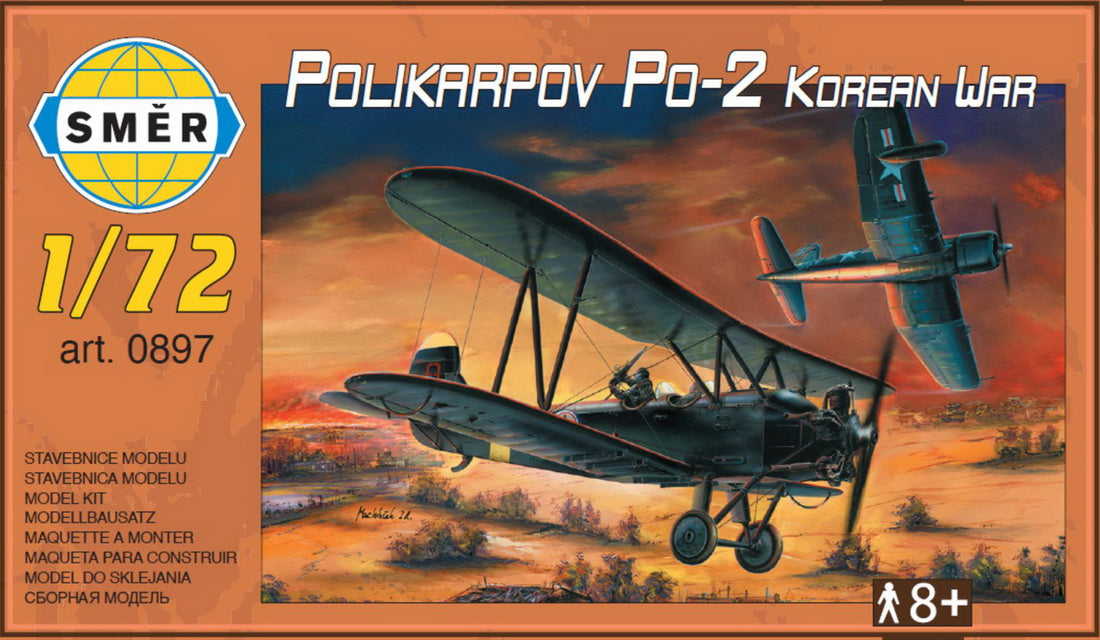 Smer 897 1:72 Polikarpov Po-2 'Korean War' (decals for North Korea and China) ex-KP/KOPRO