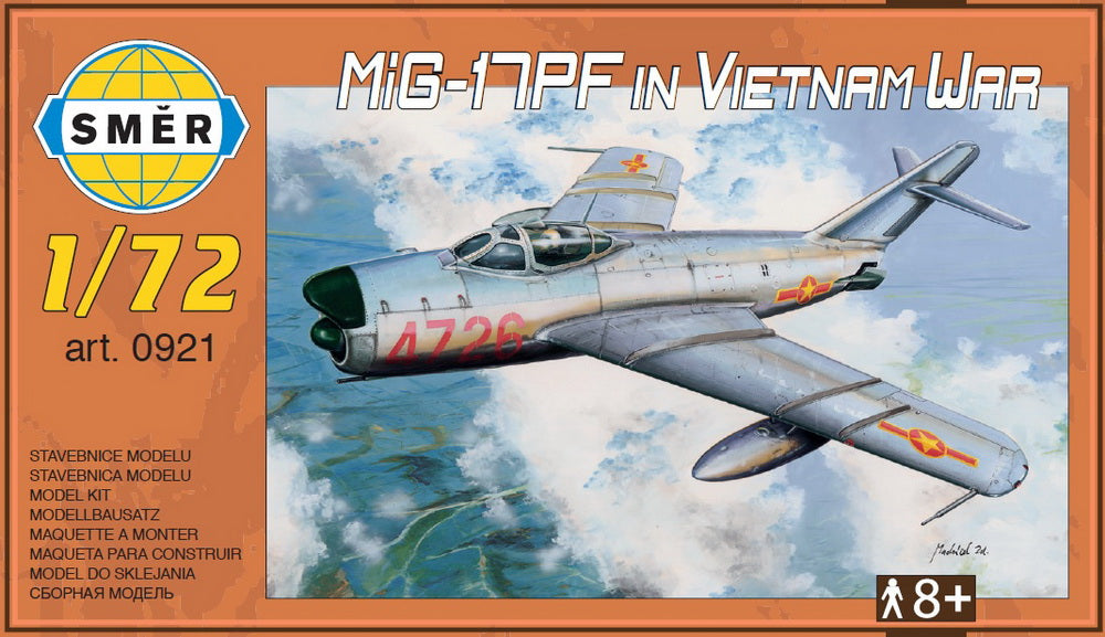 Smer 921 1:72 Mikoyan MiG-17PF 'In Vietnam War' Vietnamese Peoples Airforce x 2