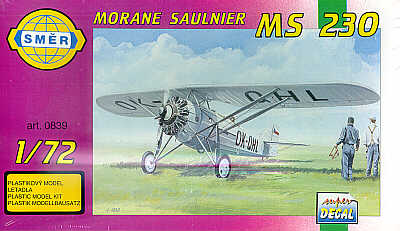 Smer 839 1:72 Morane-Saulnier MS.230
