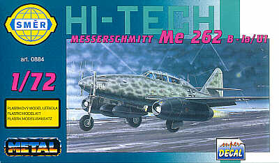 Smer 884 1:72 Messerschmitt Me-262B-1A/U-1 with etched parts