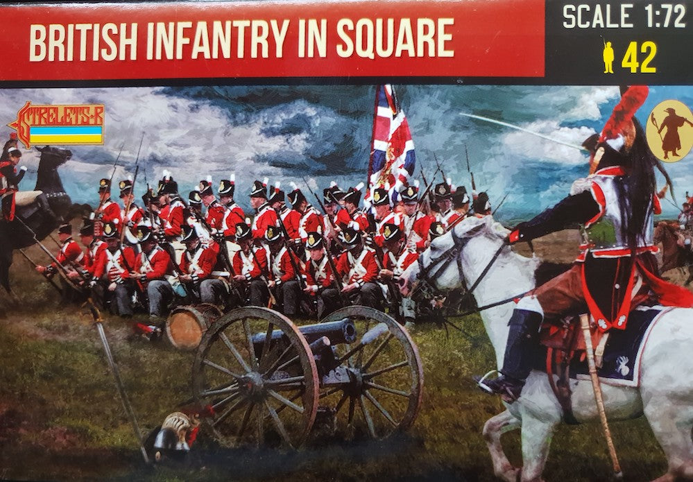 Strelets 286 1:72 British Infantry in Square Napoleonic