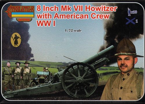 Strelets A002 1:72 8 inch Mk.VII Howitzer with American Crew