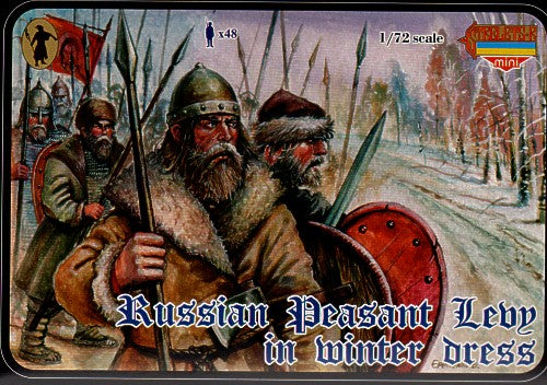 Strelets M027 1:72 Russian Peasant Levy in Winter Dress
