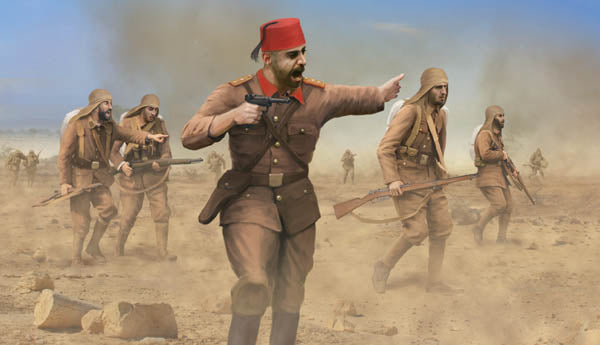 Strelets M122 1:72 Turkish Infantry in Tropical Uniform