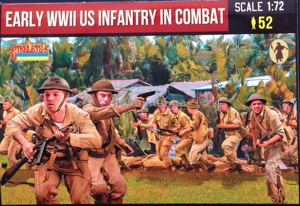 Strelets M159 1:72 Early WWII US Infantry in Combat WWII