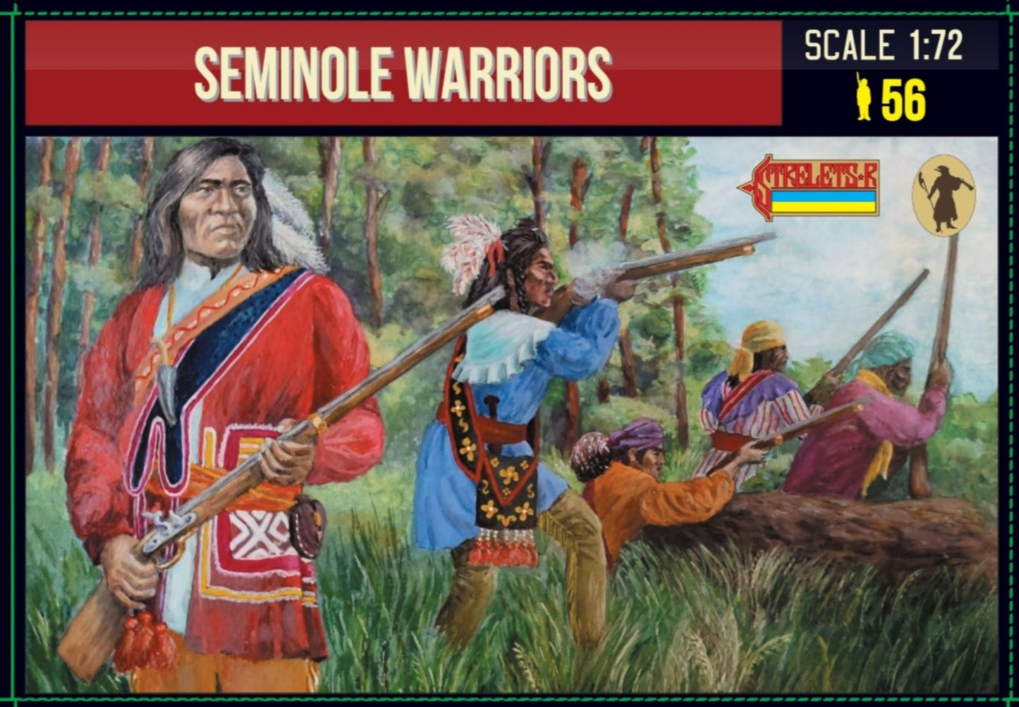 Strelets M160 1:72 Seminole Warriors (Seminole Wars)