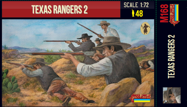 Strelets M168 1:72 Texas Rangers 2 US Wild West