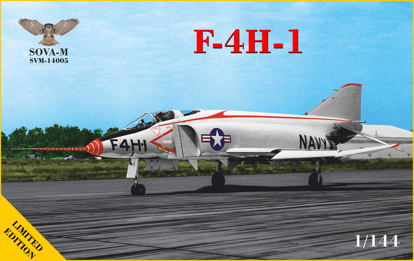 Sova-M SVM-14005 1:144 McDonnell F-4H-1 Phantom (Flight Tests 1959)
