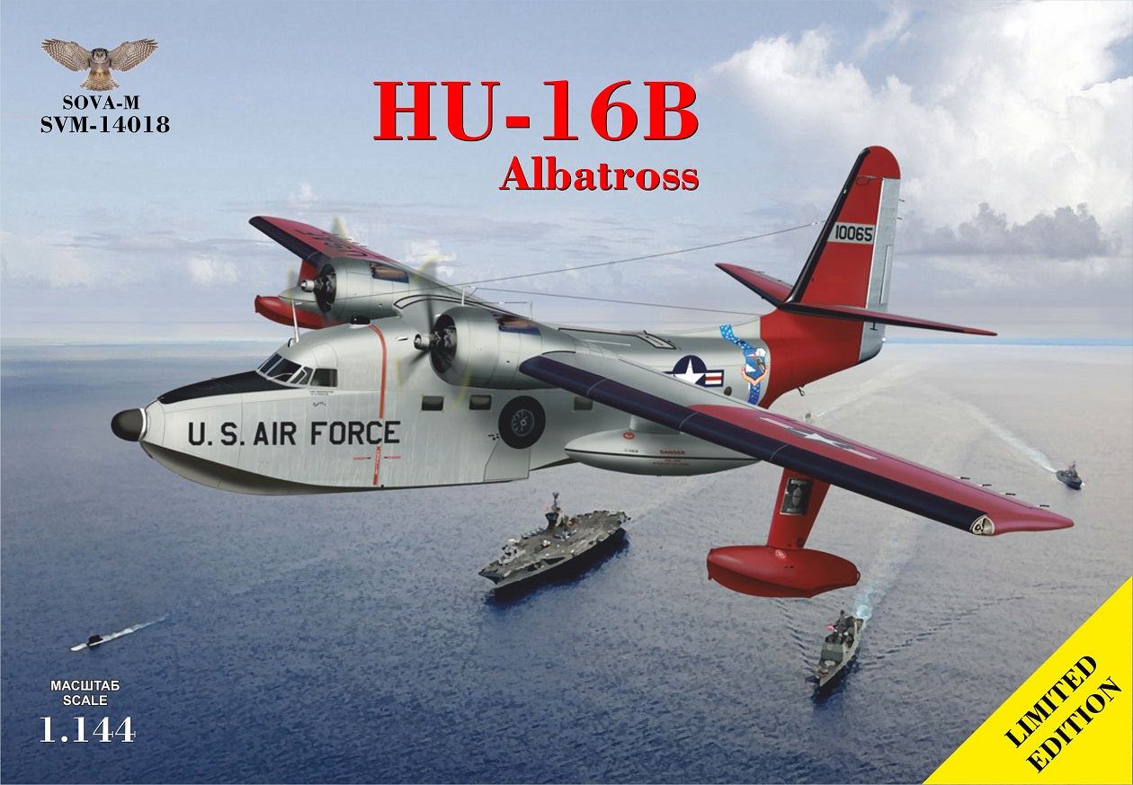 Sova-M SVM-14018 1:144 HU-16B 'Albatross' flying boat (2 x USA/ GER / CANADA)