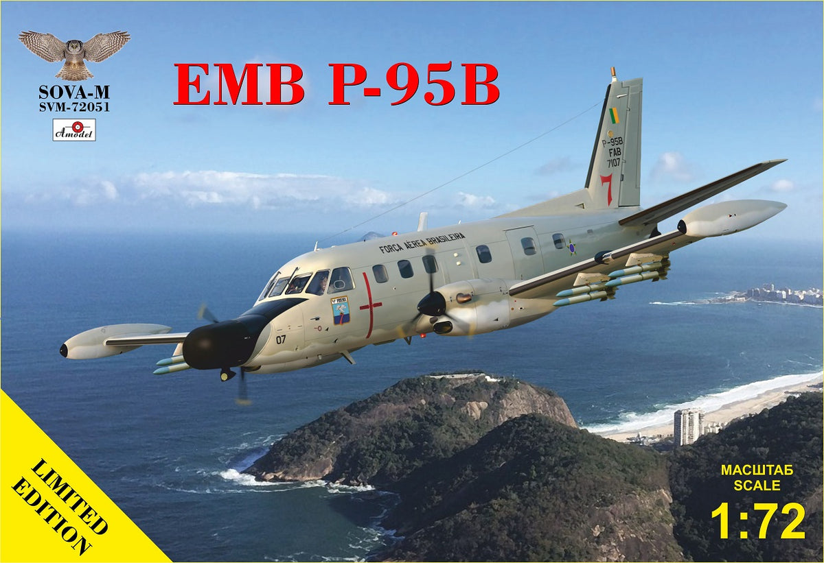 Sova-M SVM-72051 1:72 Embraer EMB P-95B Bandeirante Brazilian Air Force