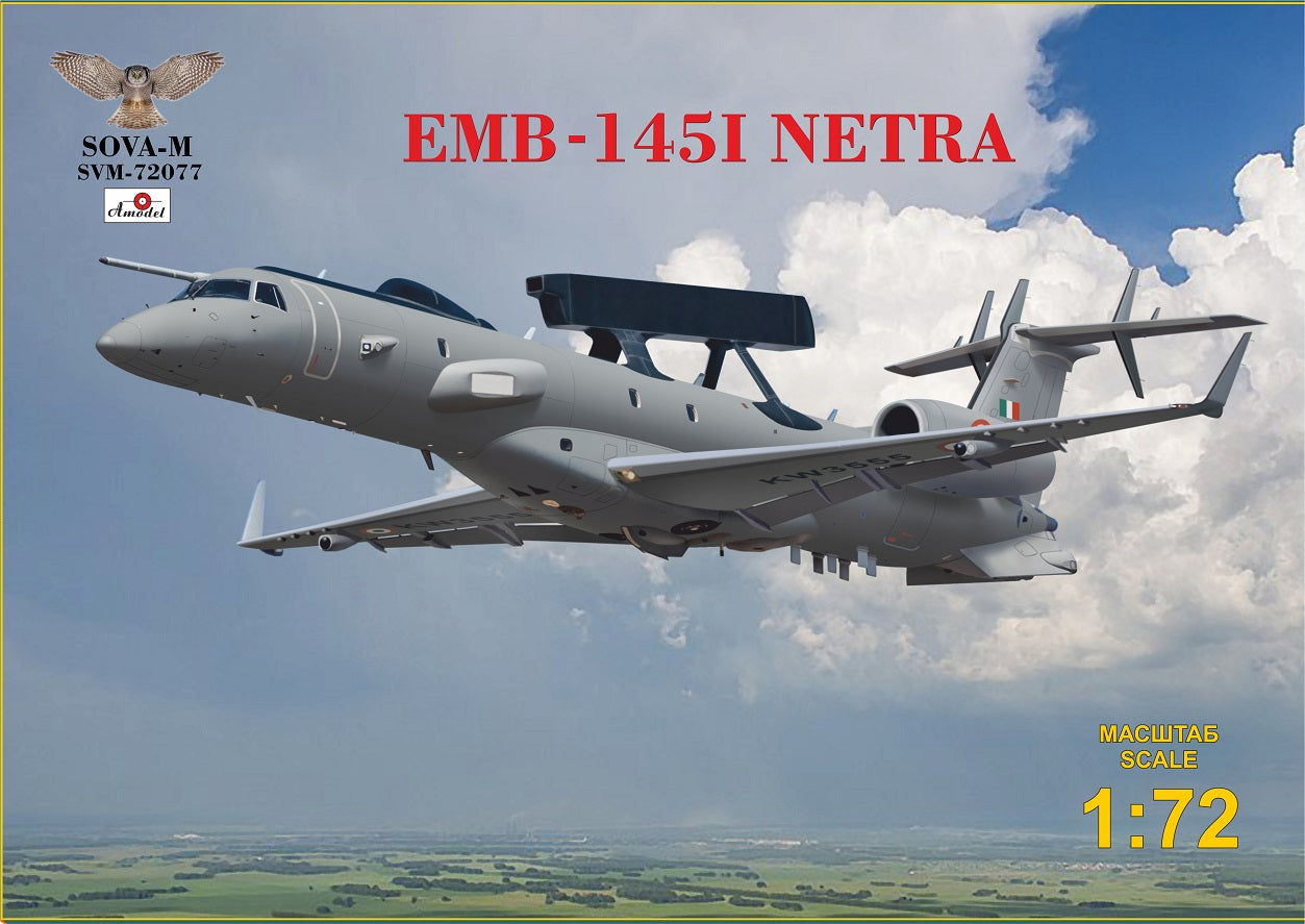 Sova-M SVM-72077 1:72 EMB 145I NETRA (AEW&CS Aircraft)