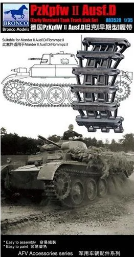 Bronco Models AB3520 1:35 Pz.Kpfw.II Ausf.D (Early Version) Track links