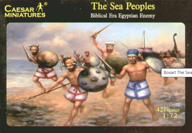 ## Caesar Miniatures 1:72 H048 The Sea Peoples Biblical Era Egyptian Enemy ##