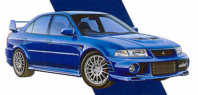 Tamiya 24213 1:24 Mitsubishi Lancer EVO VI