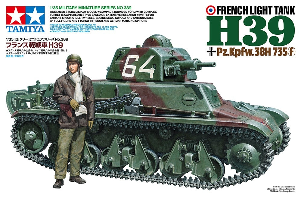 Tamiya 35389 1:35 French Light Tank H39