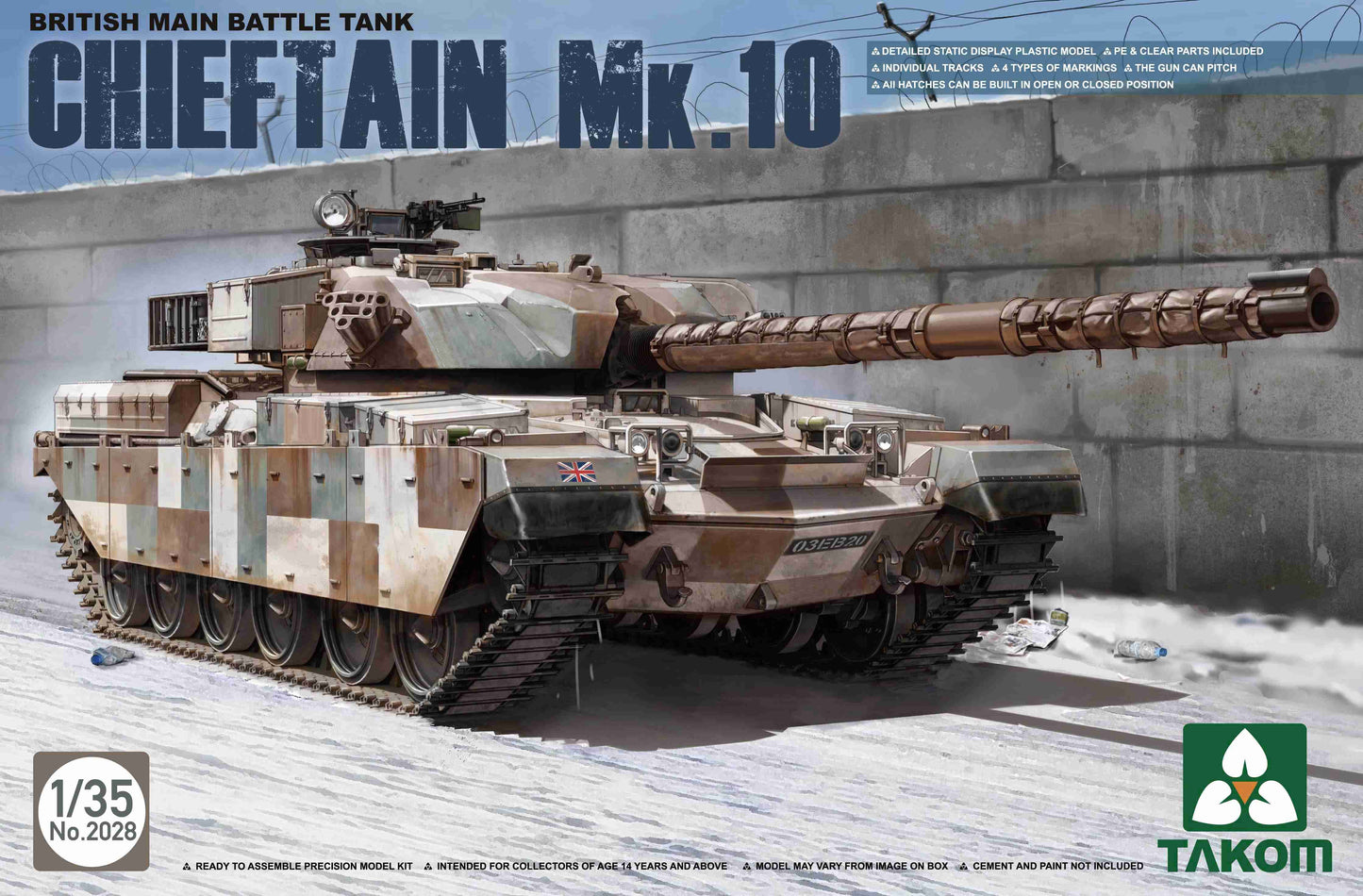 Takom 2028 1:35 Chieftain Mk.10 MBT