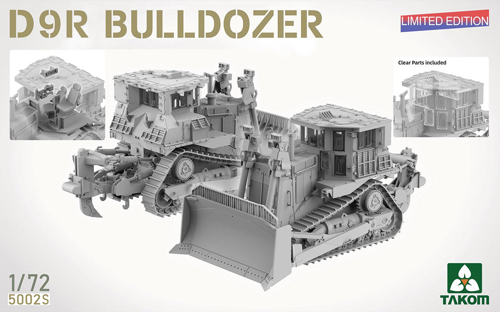 Takom 05002S 1:72 Armoured Caterpillar D9R Bulldozer