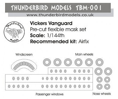 Thunderbird Models TBM-001 1:144 Vickers Vanguard