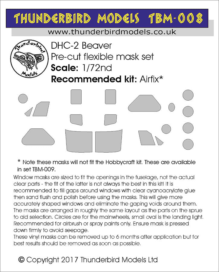 Thunderbird Models TBM-008 1:72 de-Havilland-Canada DHC Beaver