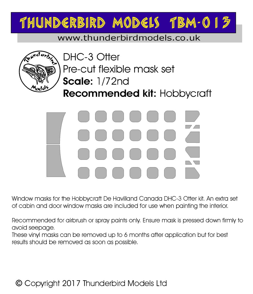 Thunderbird Models TBM-013 1:72 de-Havilland-Canada DHC-3 Otter