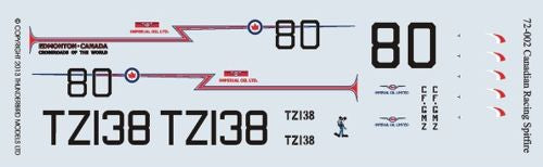Thunderbird Models TBM-72002 1:72 Racing Supermarine Spitfire Mk.XIV